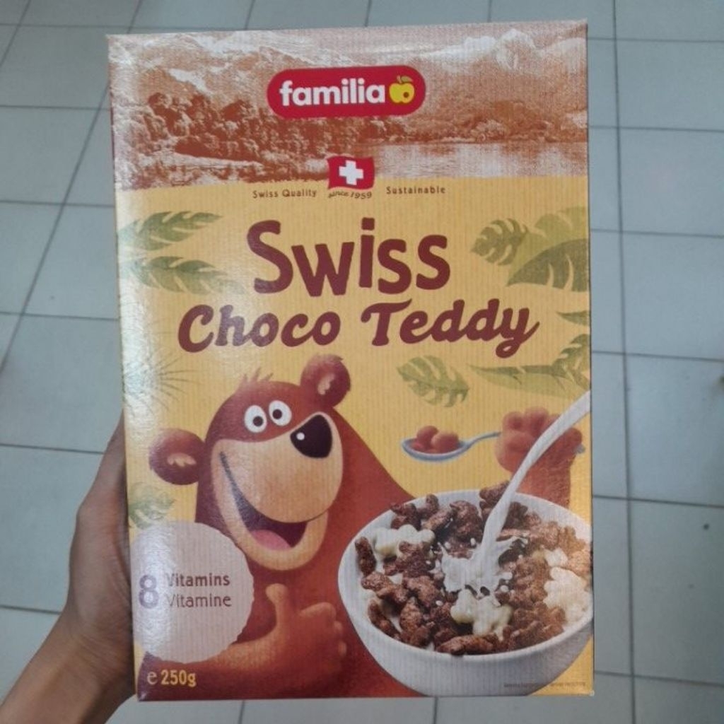 Familia Swiss Choco Teddy sereal cereal Import 250gr