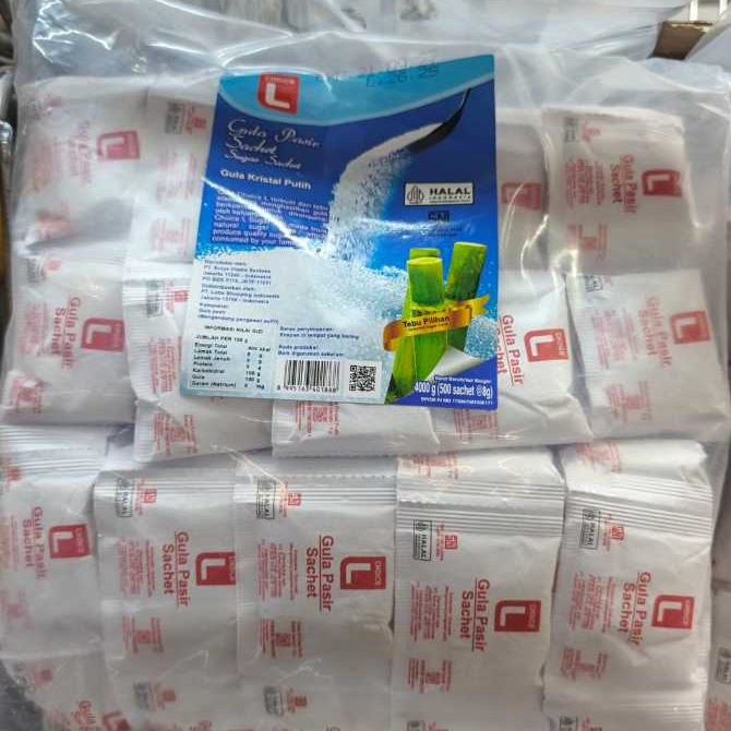 CHOICE L gula pasir sachet 100X8 gram