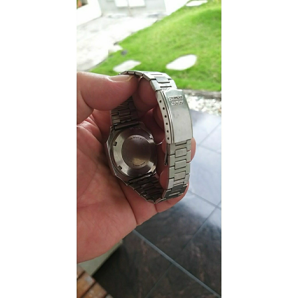 jam tangan Seiko 5  Automatic 6309/Military black dial/Square case/ Unisex/All Original 100%/Unisex/