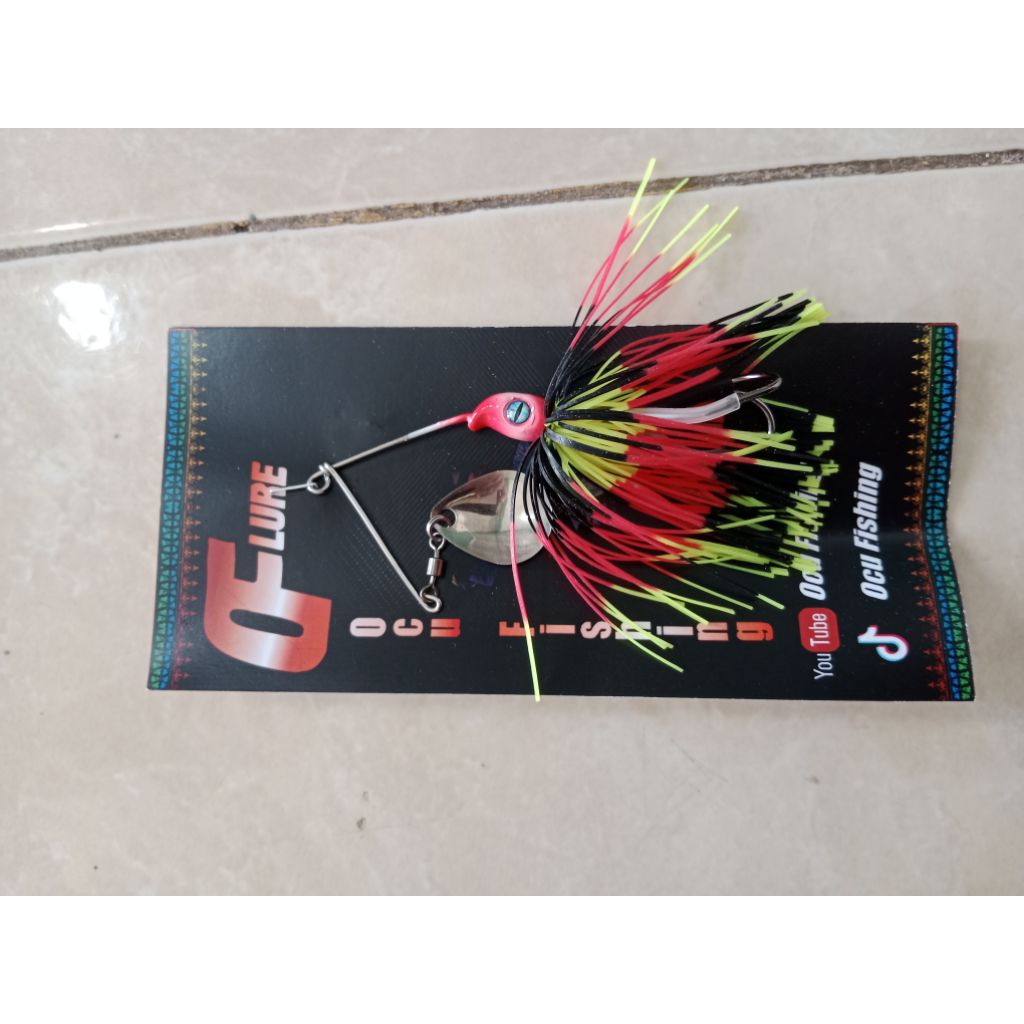 umpan casting gabus | toman mini spinner bait of lure