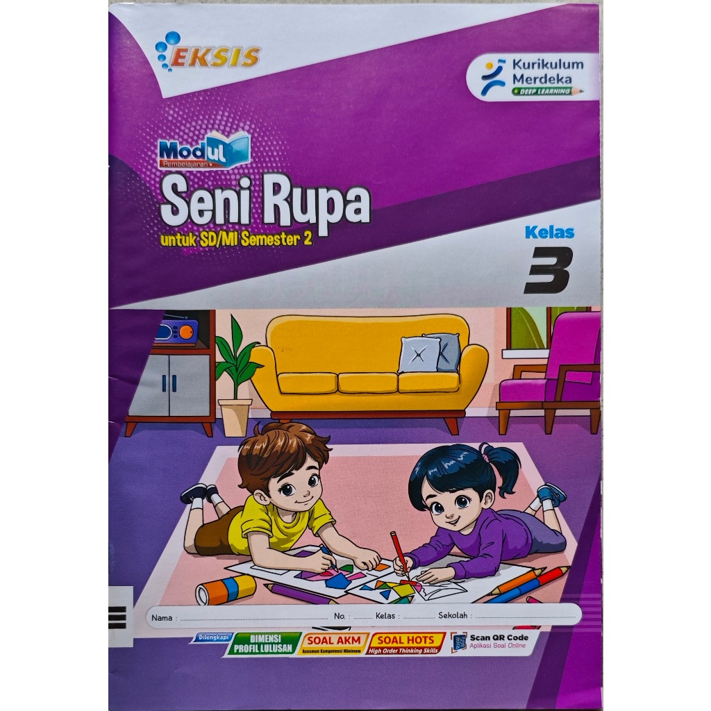 LKS EKSIS KELAS 3 SD SEMESTER 2 IPAS. MATEMATIKA. BAHASA INDONESIA SENI RUPA  KM THN 25-26