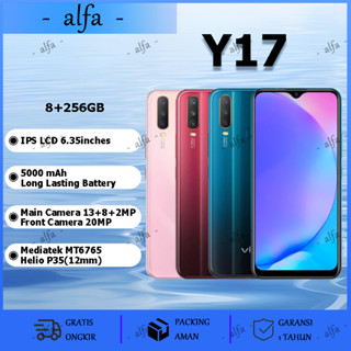 Alfa HP VIVO Y17 RAM 8GB+256GB 4G LTE Ponsel pintar Garansi 1 Tahun