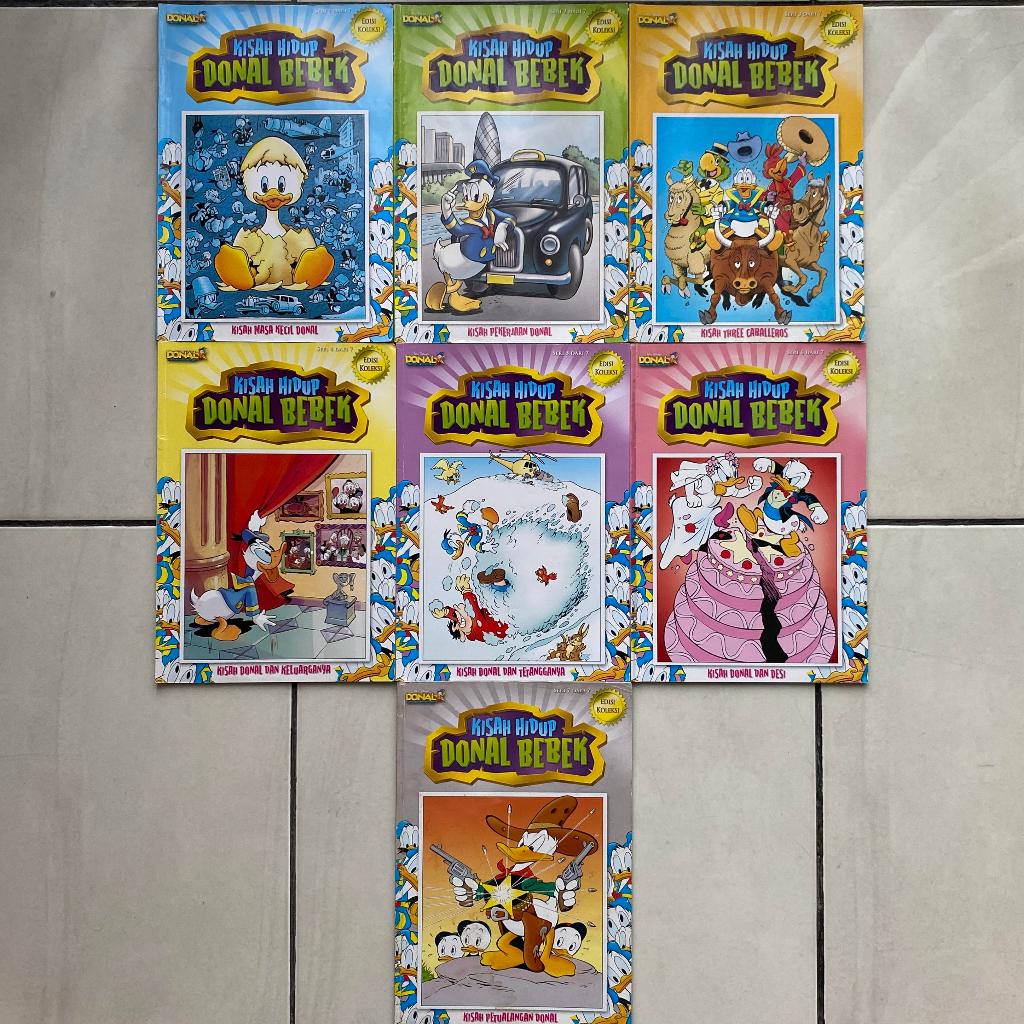 1 Set Komik Donal Bebek Kisah Hidup Donal Bebek - Edisi Koleksi Isi 7 (1)