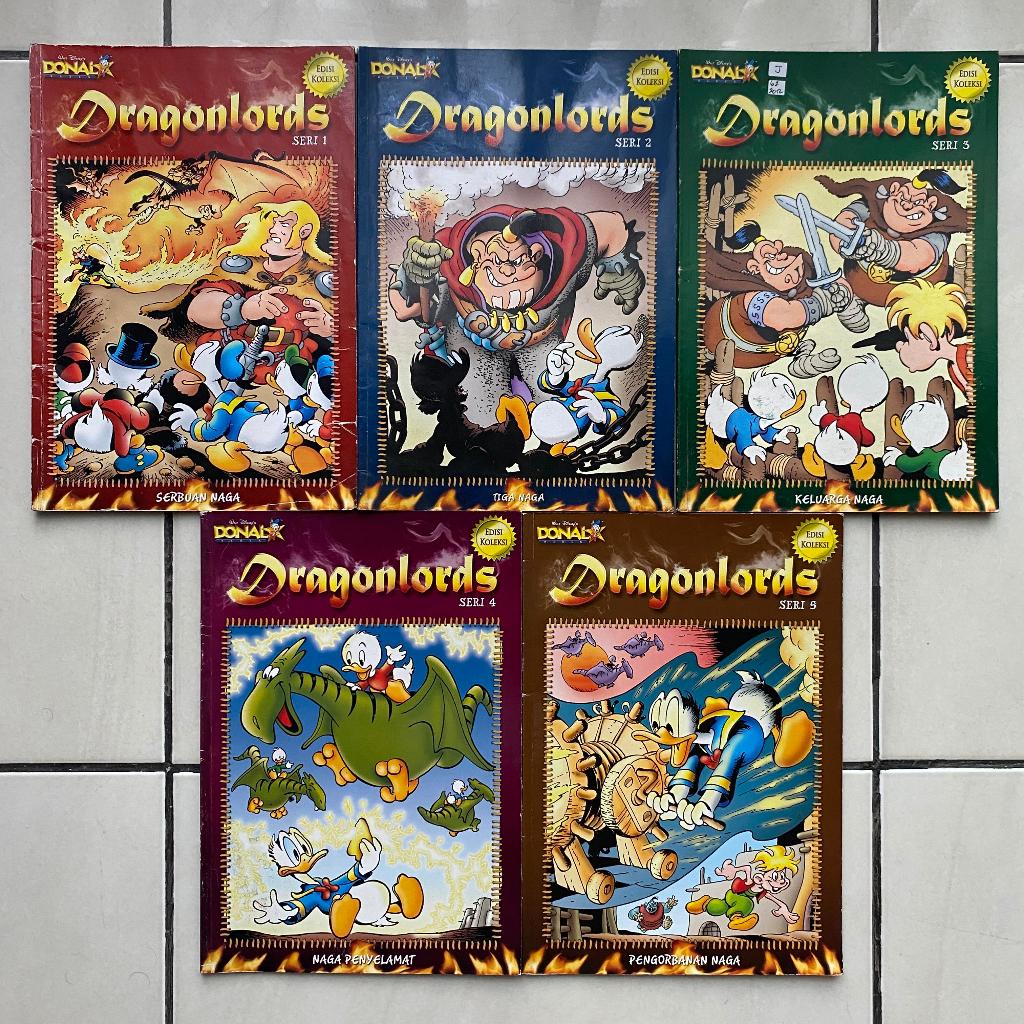 1 Set Komik Donal Bebek Dragonlords - Edisi Koleksi Isi 5 (2)
