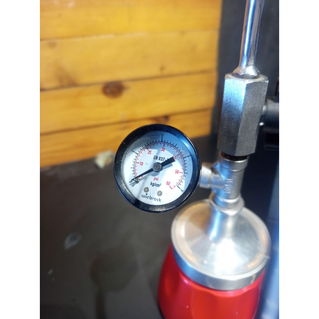 Red Steamer Susu Manual 600 ml untuk Latte Cappucino 20 Kali Steam - Red