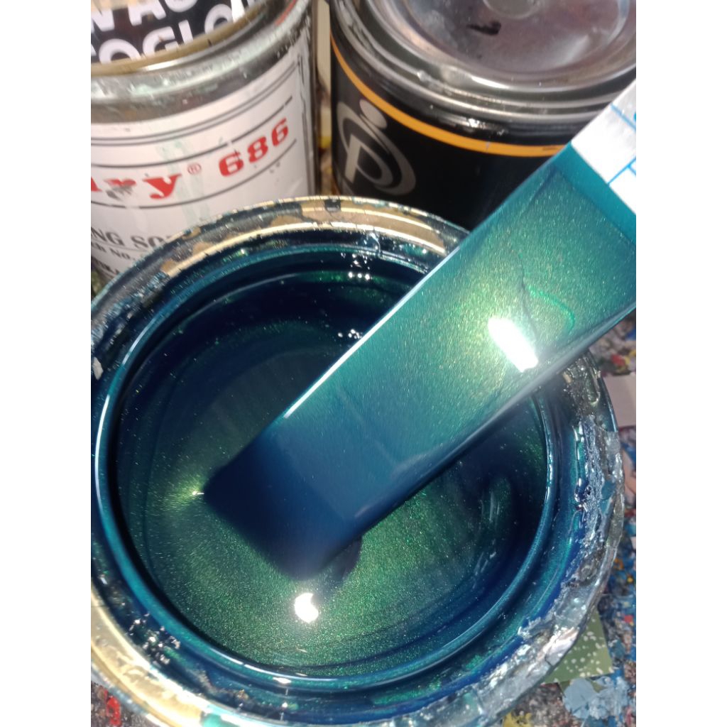 CAT PU AUTOGLOW WARNA GOBLIN GREEN GEN 2 | GREEN GOLD | CAT OTOMOTIF | CAT CUSTOM | CAT MOBIL | CAT 