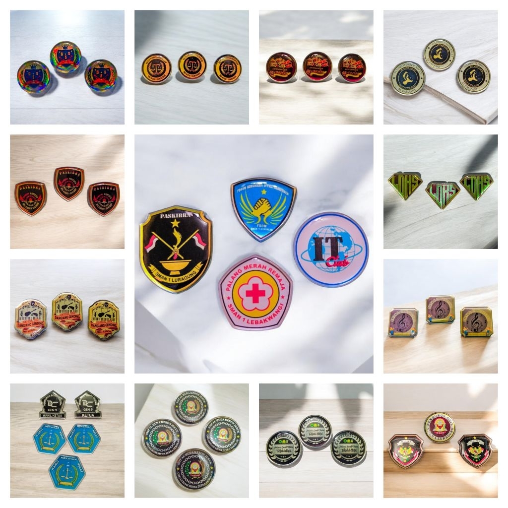 Pin Custom Logo / Pin Gantungan Custom Logo / Pin Penitik Resin Custom Logo