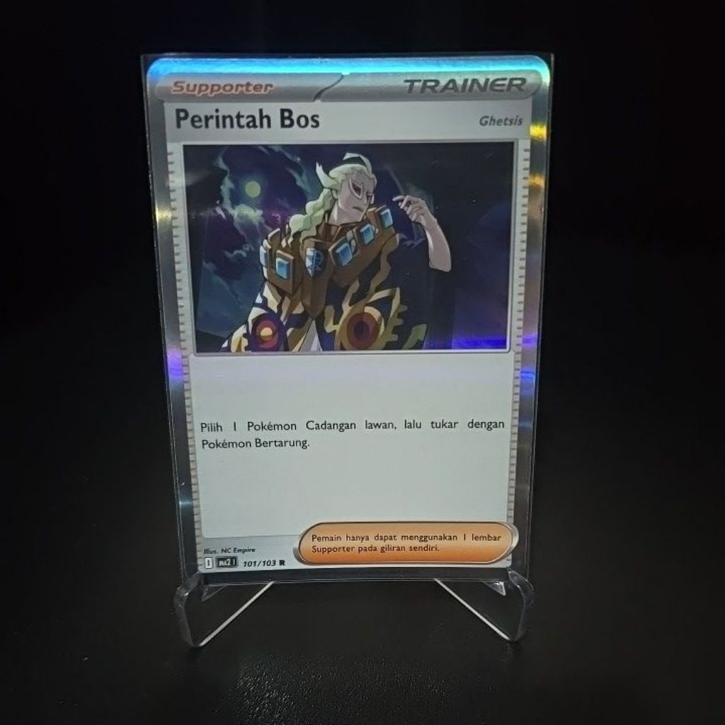 Perintah Bos R Holo - Kobaran Biru -Pokemon TCG Indonesia