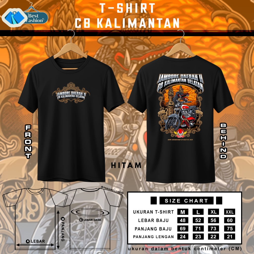 KAOS ACARA JAMBORE DAERAH 2 CB KALIMANTAN SELATAN
