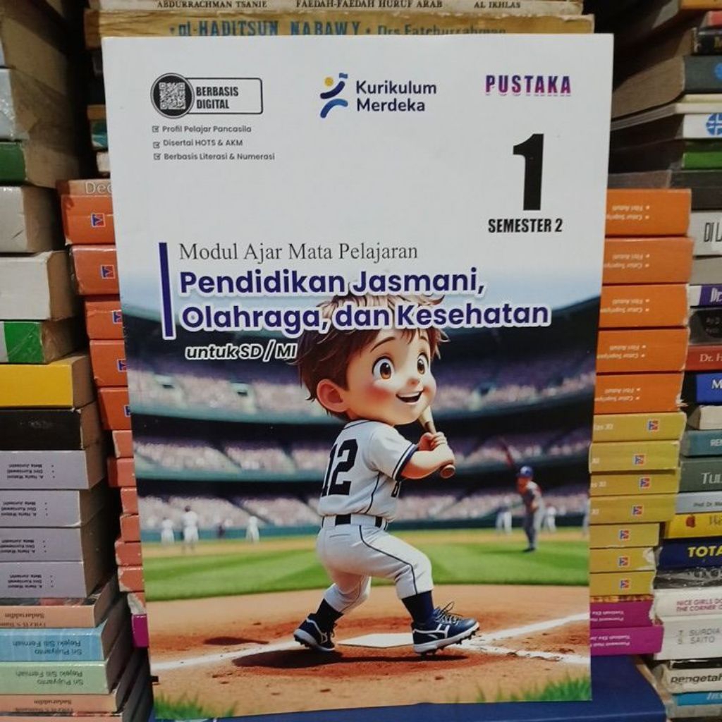 LKS pustaka PJOK untuk SD MI kelas 1 semester 2 kurikulum merdeka