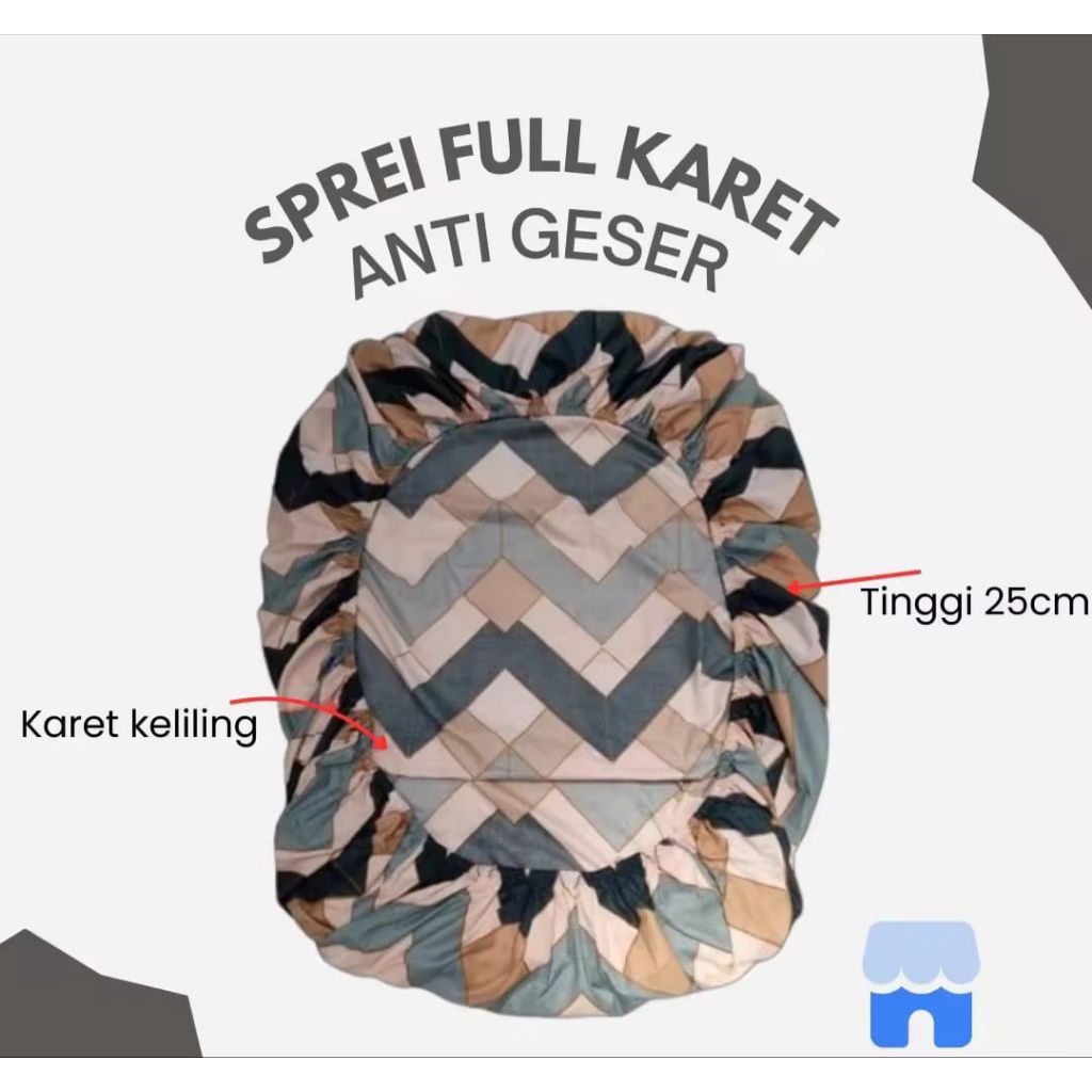 SPREI FULL KARET KARET MUTER