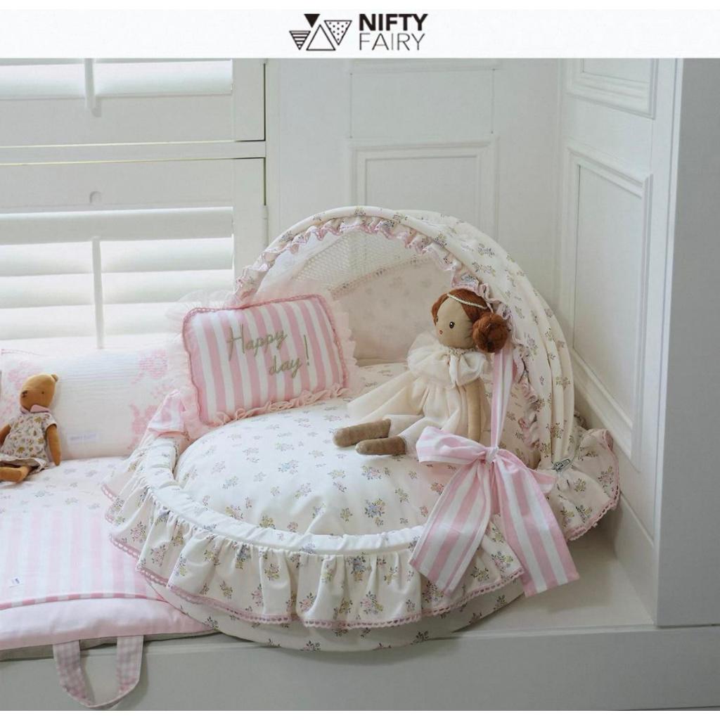 Nifty fairy oval bed pink premium korea ranjang anjing kucing