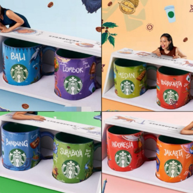 Starbucks Mug - 3oz Demitasse City Collection - 2pcs