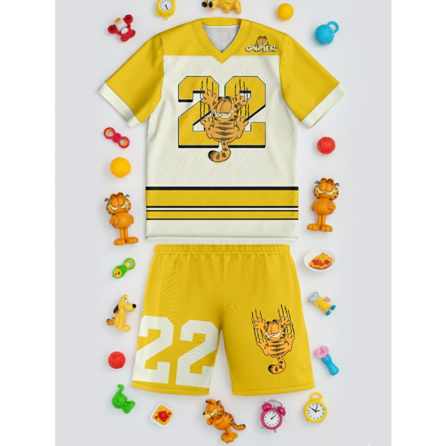 Jersey Vintage anak stelan kids GARFIELD