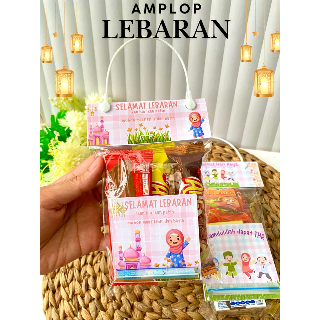 Amplop lebaran unik | Amplop lebaran snack |Amplop lebaran viral Amplop isi snack
