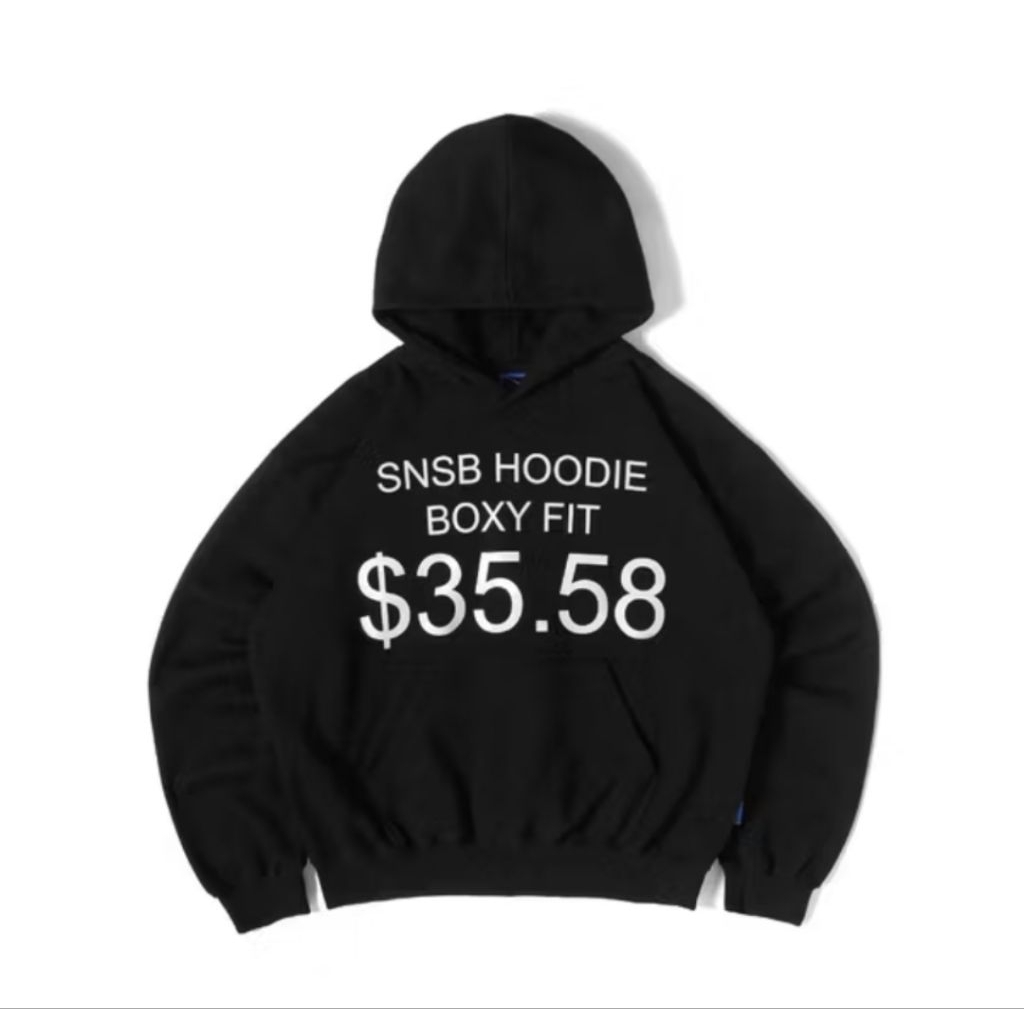 Hoodie Boxy | Cash Hood | SNSB WORLD l