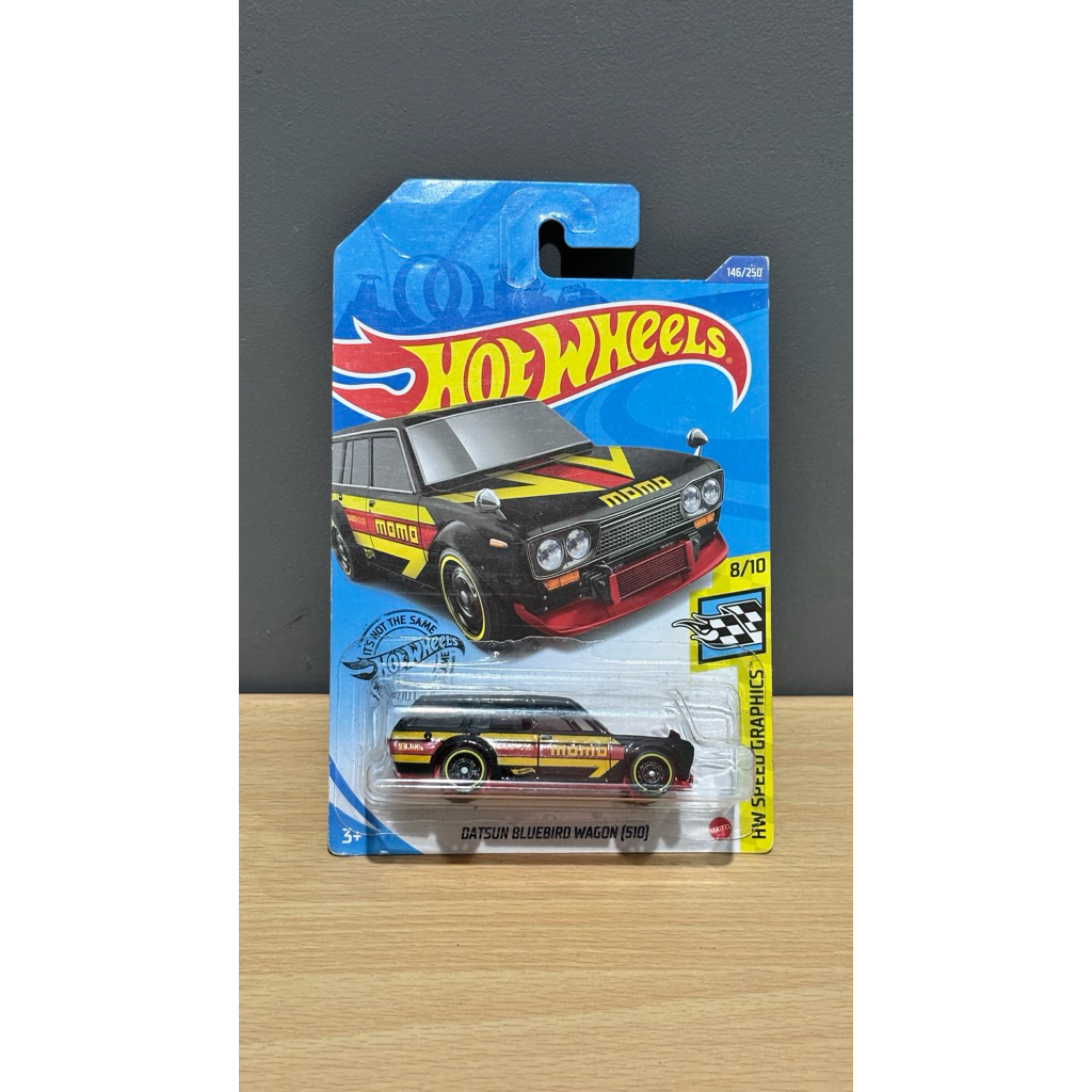 hot wheels datsun 510 bluebird wagon momo hitam