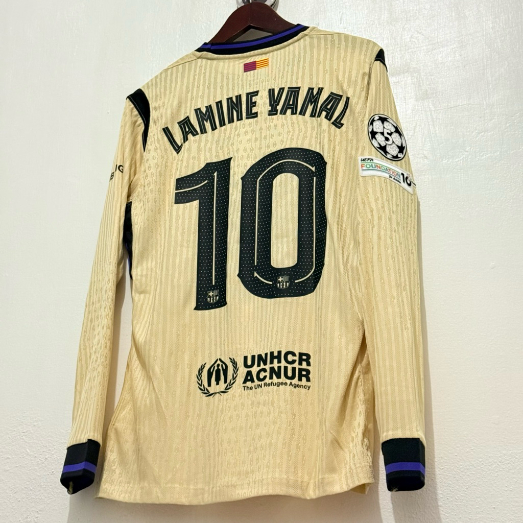 JERSEY BARCA AWAY 2025/2026 PLAYER ISSUE LONGSLEEVE UCL VERSION