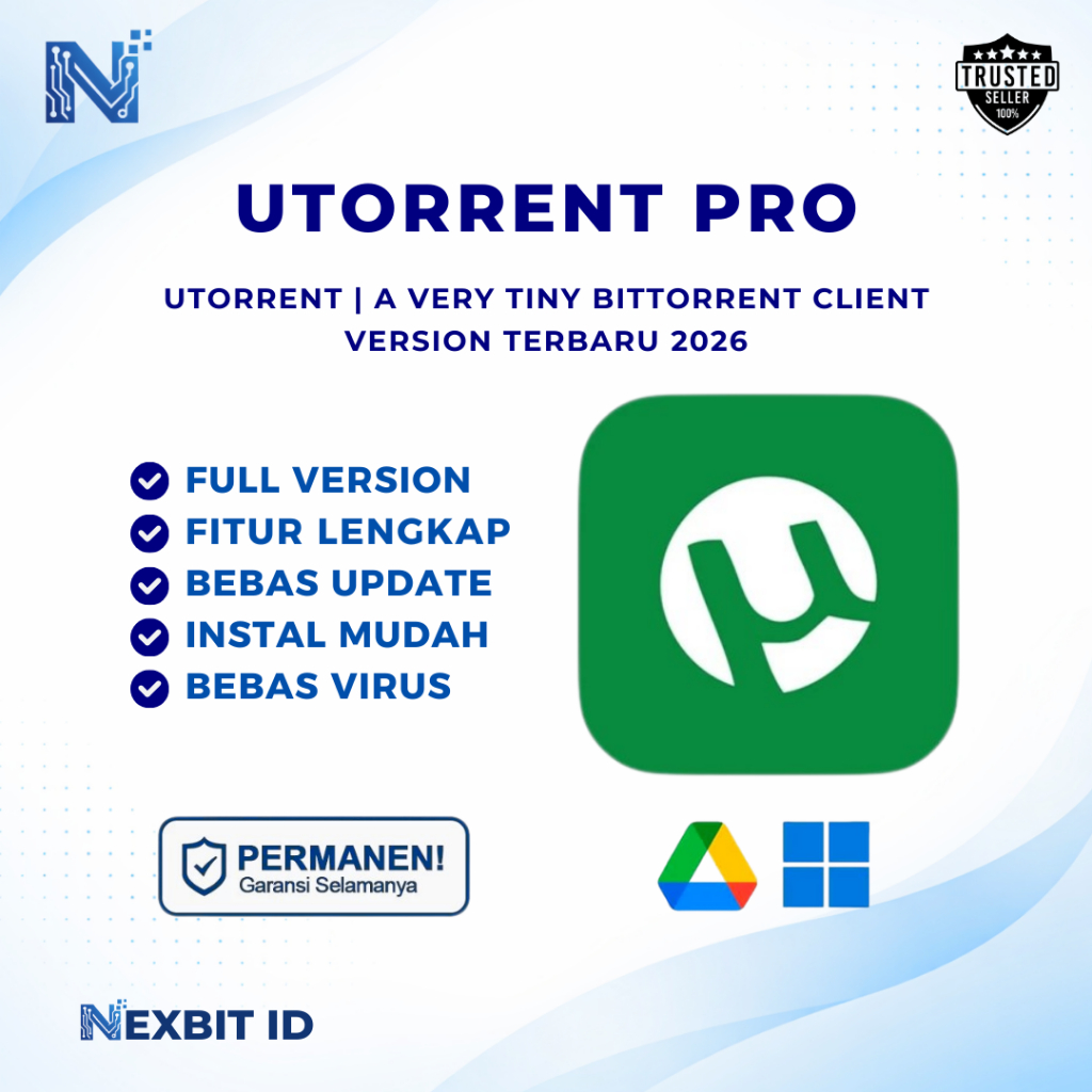 uTorrent Pro 2026 Full Version Original Lifetime | Software Download Torrent + Panduan Instalasi Win