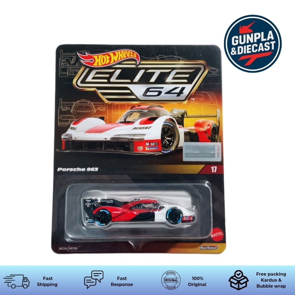 Hot Wheels Elite 64 Porsche 963 Penske (Free Protector Hot Wheels)
