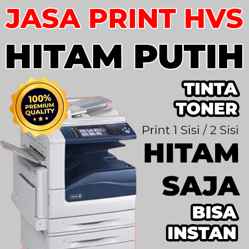 JASA PRINT ATAU FOTOCOPY HITAM PUTIH LASERJET TINTA TONER BERBAGAI UKURAN