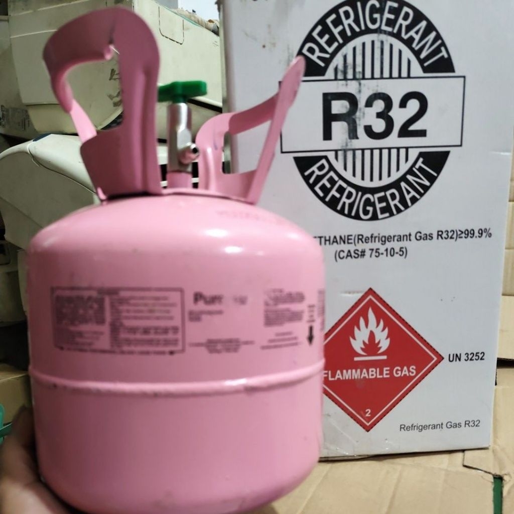 Tabung freon 3kg kosong Tabung freon isi ulang freon R32