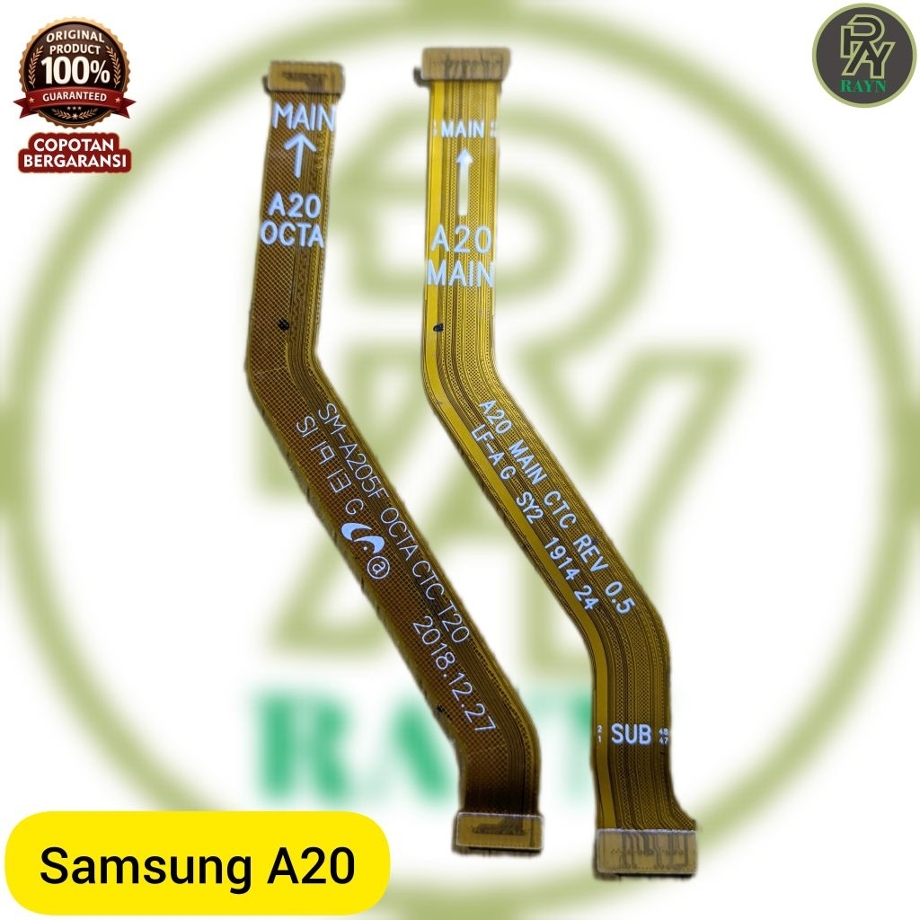 flexible cas lcd Samsung A20 original copotan bergaransi