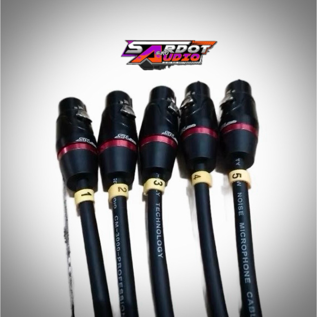 Kabel marker/Penanda kabel/Nomor kabel kabel microphone