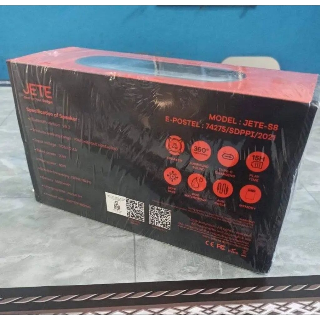 powerful sound portabel jete s8