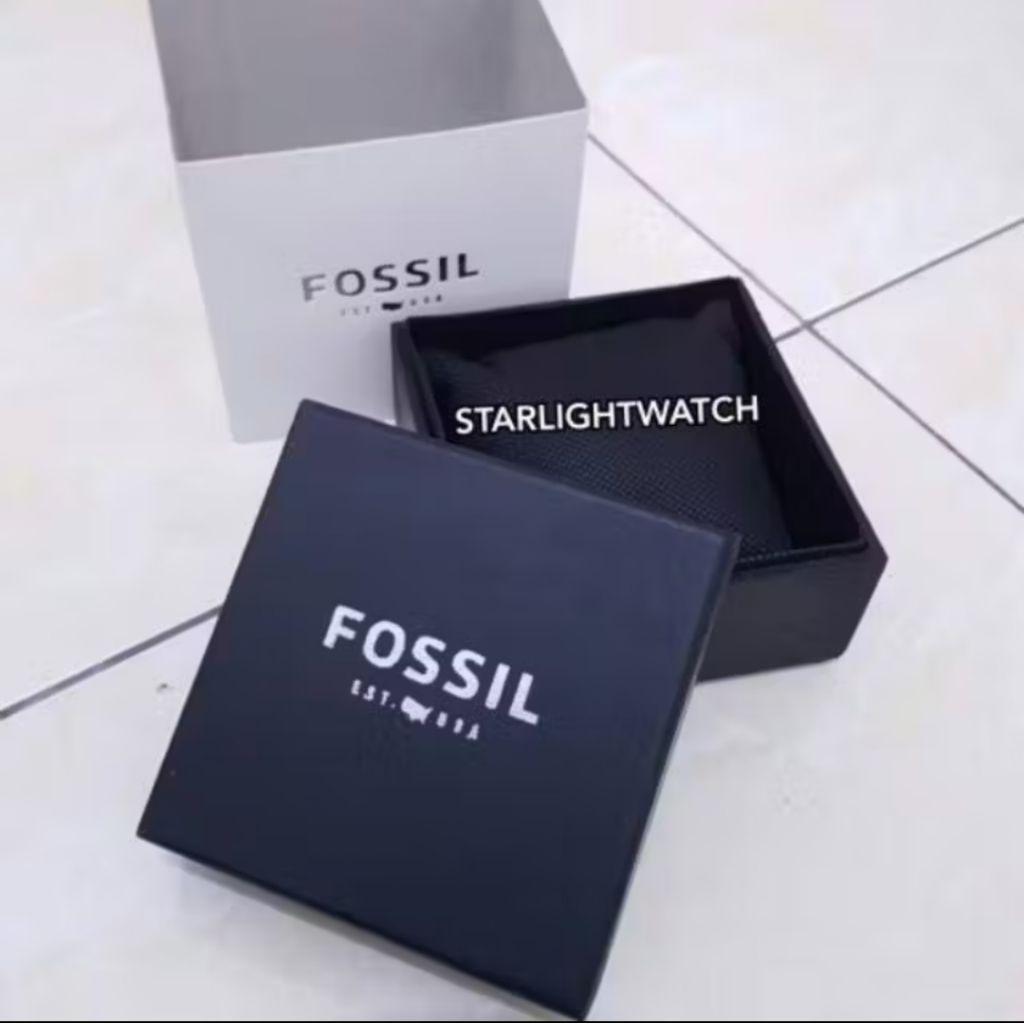 KOTAK JAM TANGAN BOX KAYU FOSSIL
