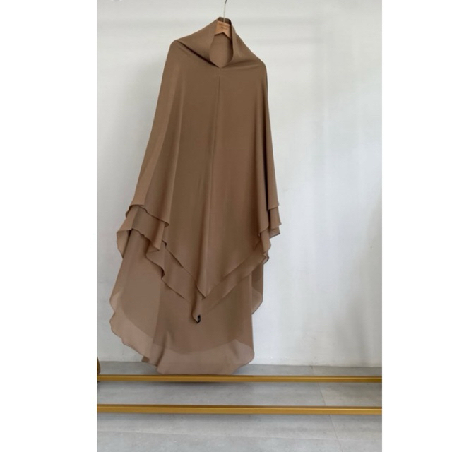 Aishmadina Khimar prelove ummarah khimar size M by aishmadina warna oak