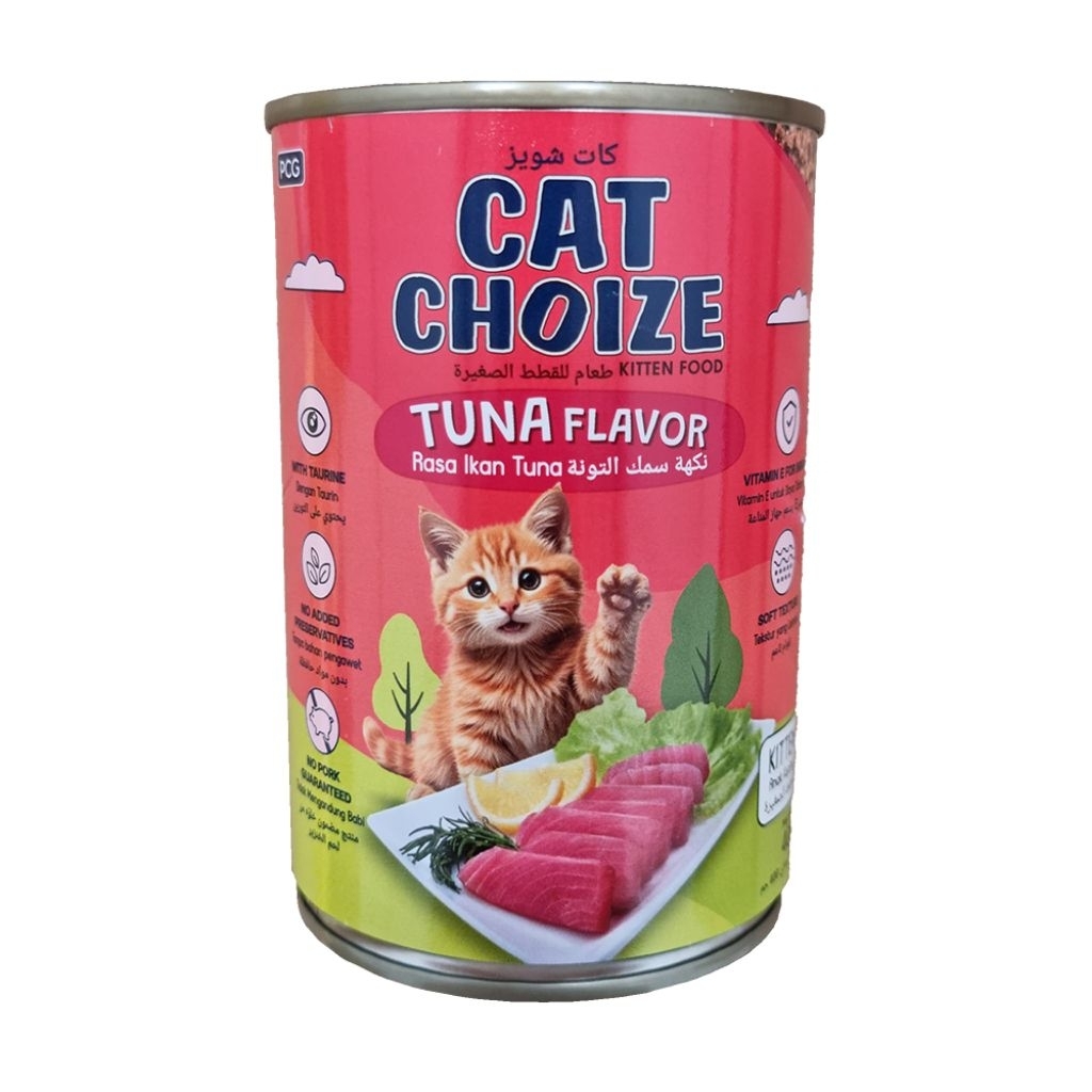 Cat Choize Kitten Tuna -  Makanan Kucing Basah 400g