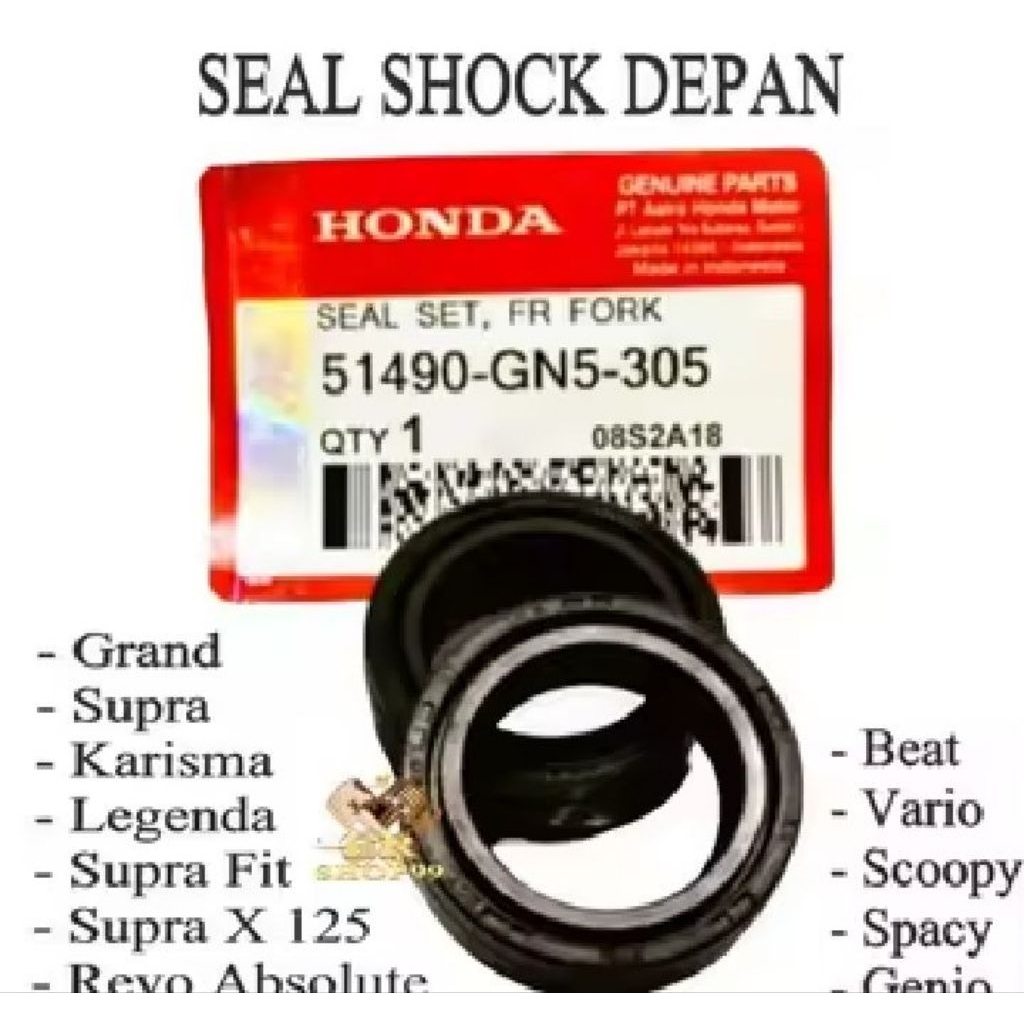 Seal shock depan grand seal shock Supra Supra fit Supra x 125 kharisma legenda seal shock beat Vario