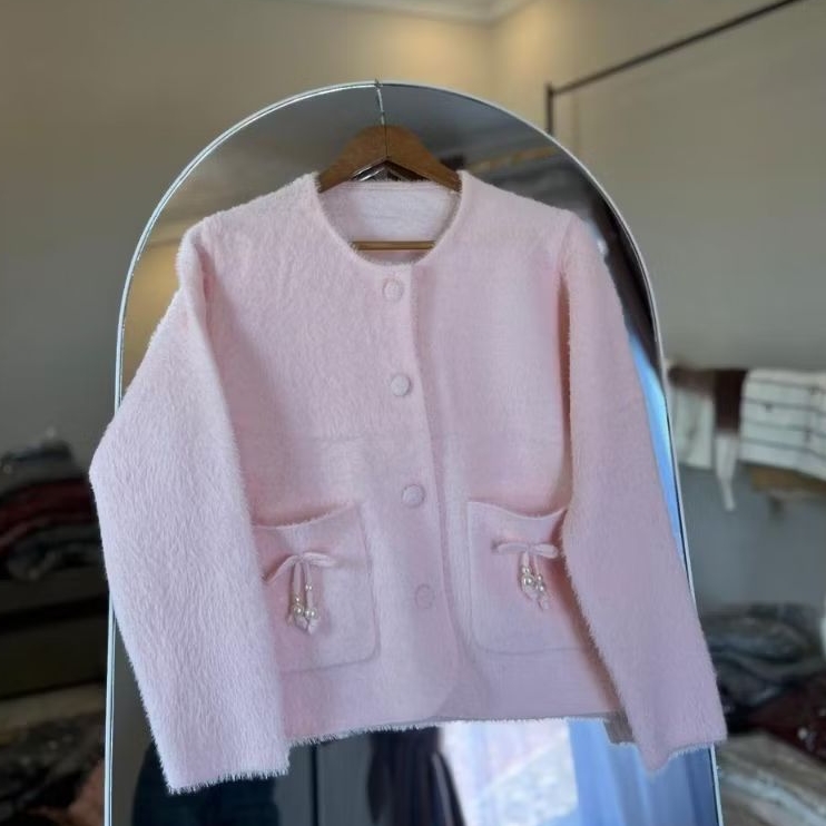 CARDIGAN BLAZER RAJUT PREMIUM KOREA STYLE/atasan blezer rajut bulu lembut korean style