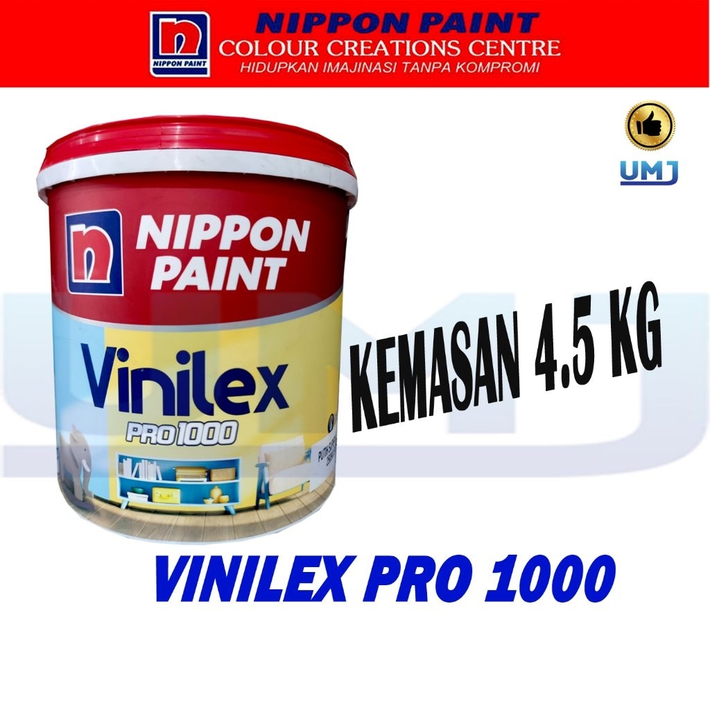 Vinilex PRO 1000, Cat Tembok (Interior) NIPPON PAINT  VINILEX PRO 1000 : 4.5kg