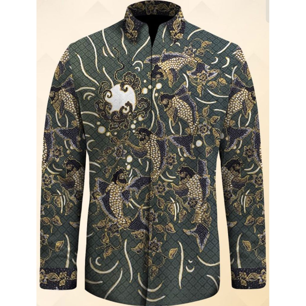 kain batik tulis sutera batik tulis asli kain batik tulis motif ikan bangau naga burung besar