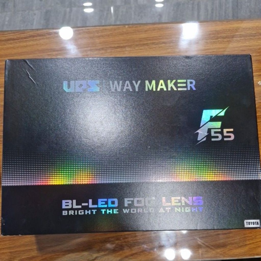 UPS Way Maker Bi LED Foglamp F55 Bi Laser Bluelens 1 Warna