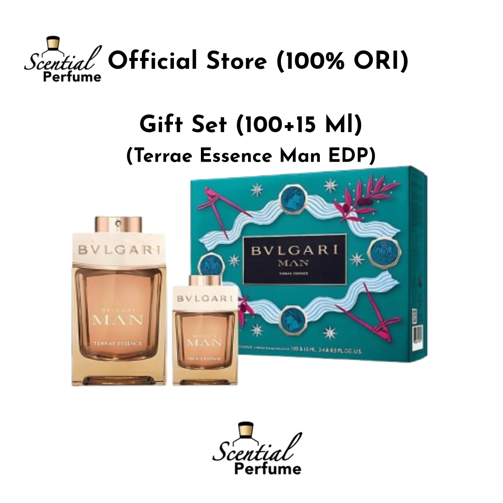 Bvlgari Man Terrae Essence Gift Set EDP 100Ml + 15Ml