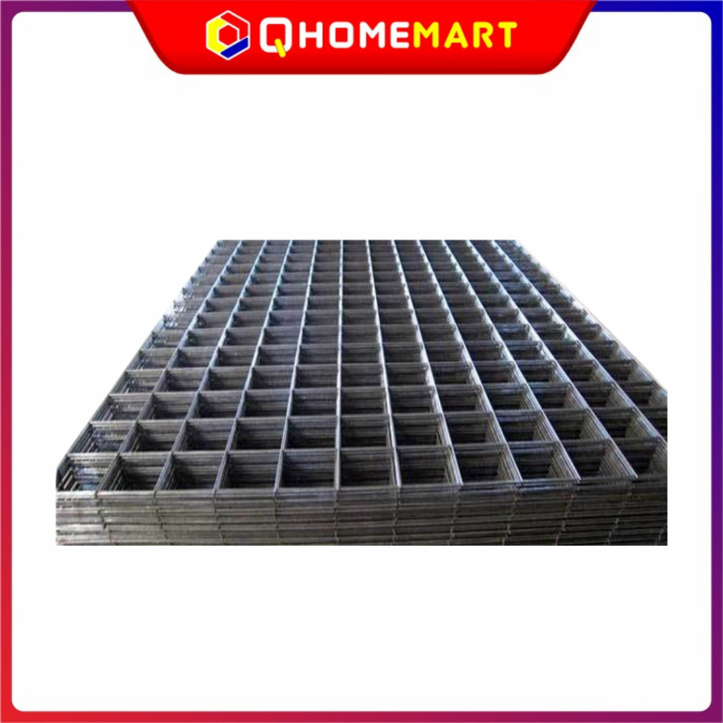 Qhomemart - Wiremesh M8 Besi Beton Baja 5,2 X 2,4 Meter Lembaran Warmes Wermes tulangan ulir