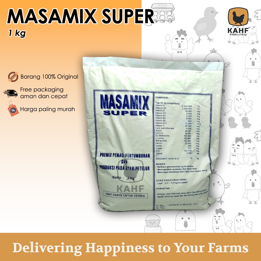 Masamix Super 1 kg - Premix Vitamin Asam Amino Ayam Petelur