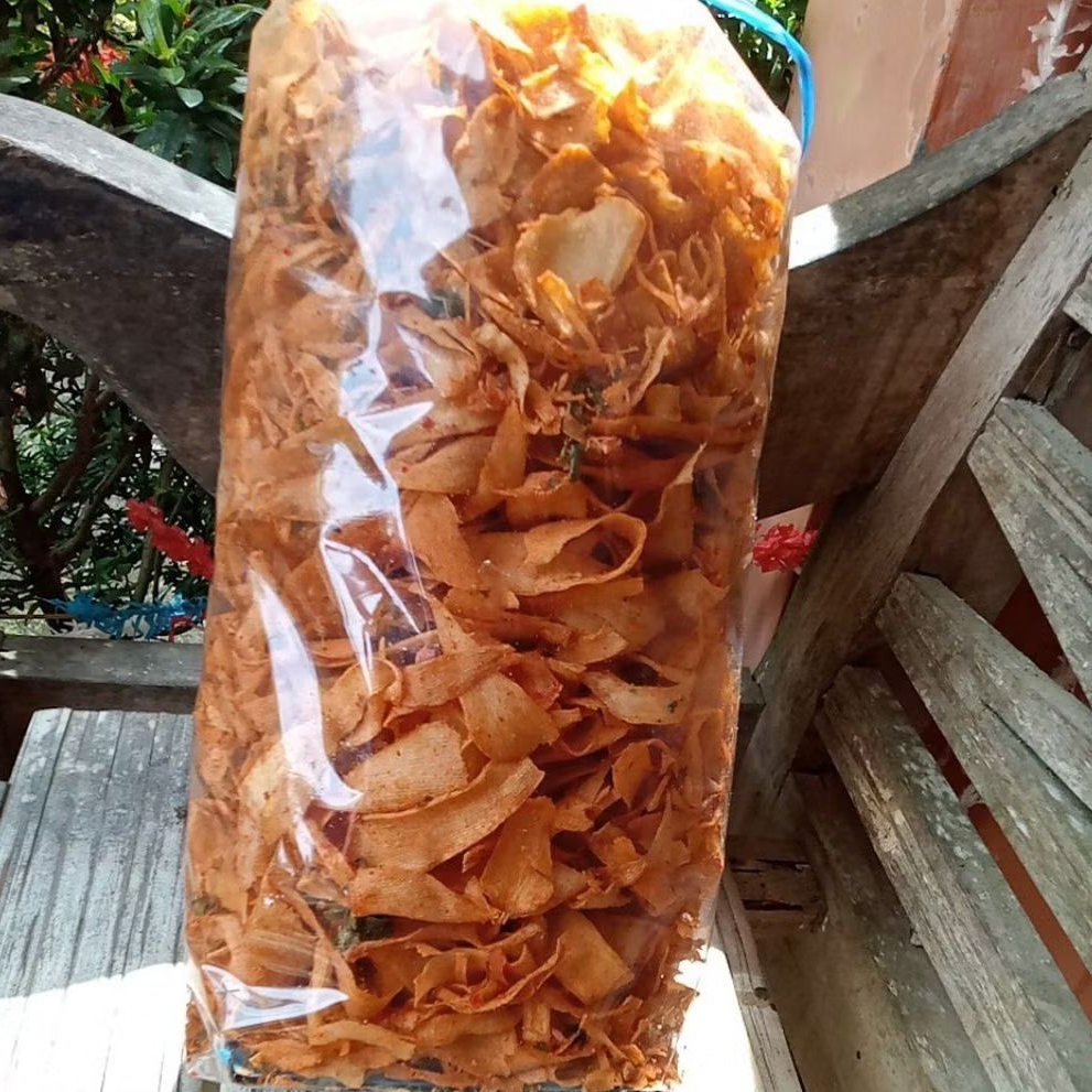 KERIPIK BREKELE PEDAS ASIN KEMASAN 1 BAL 1KG