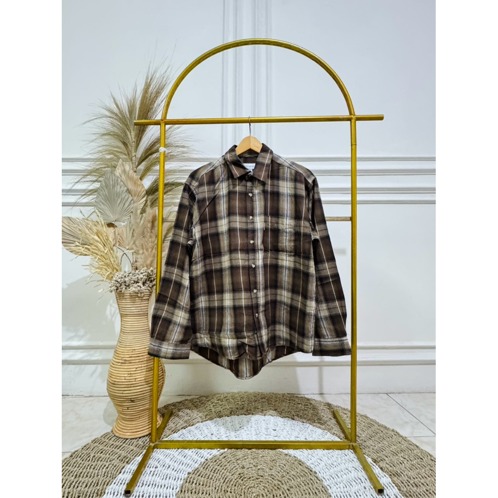 Converse flanel shirt XL kemeja flanel veterano