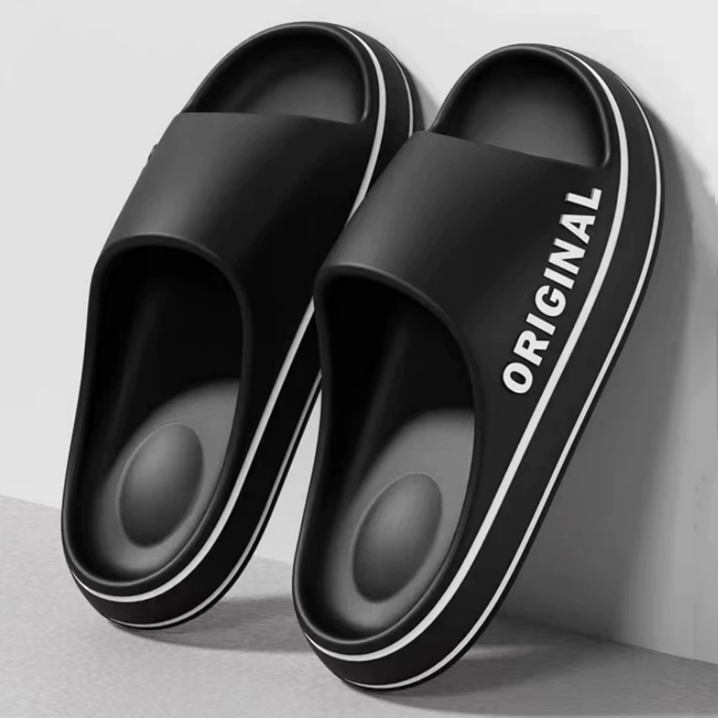 Sandal Pria Karet Korea Besar Longgar Sandal Rumah Luar Ruangan