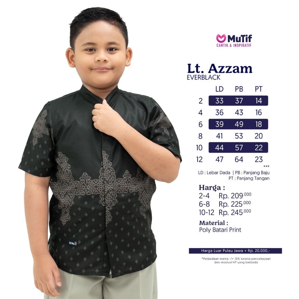 Sarimbit Mutif 2026 AZZURA-AZZAM Everblack