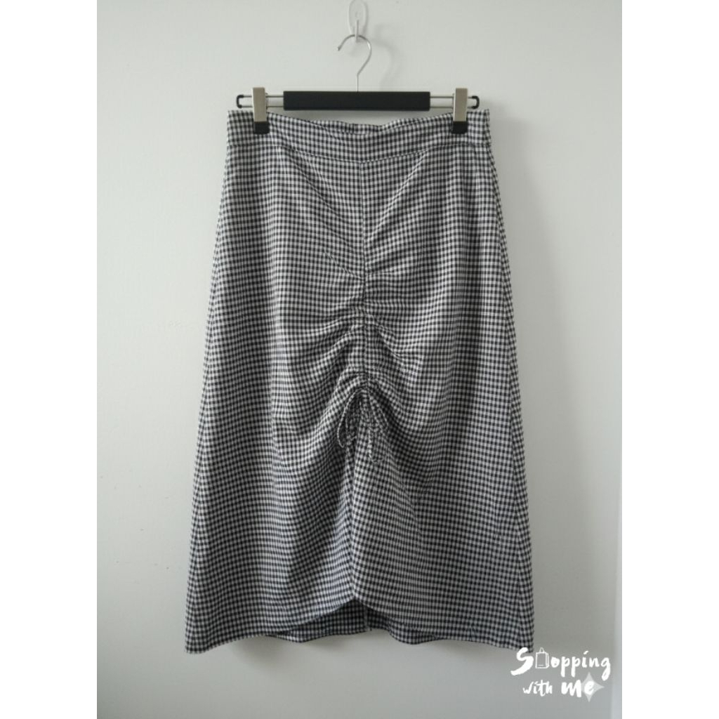 [PRELOVED] Rok Serut Motif Kotak