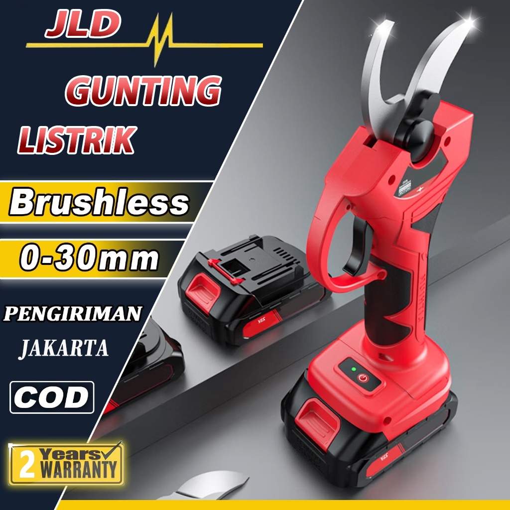 JLD 98V Gunting Dahan Listrik Gunting Taman Elektrik Cordless brushless Garden/Taman/Pemangkas Dahan