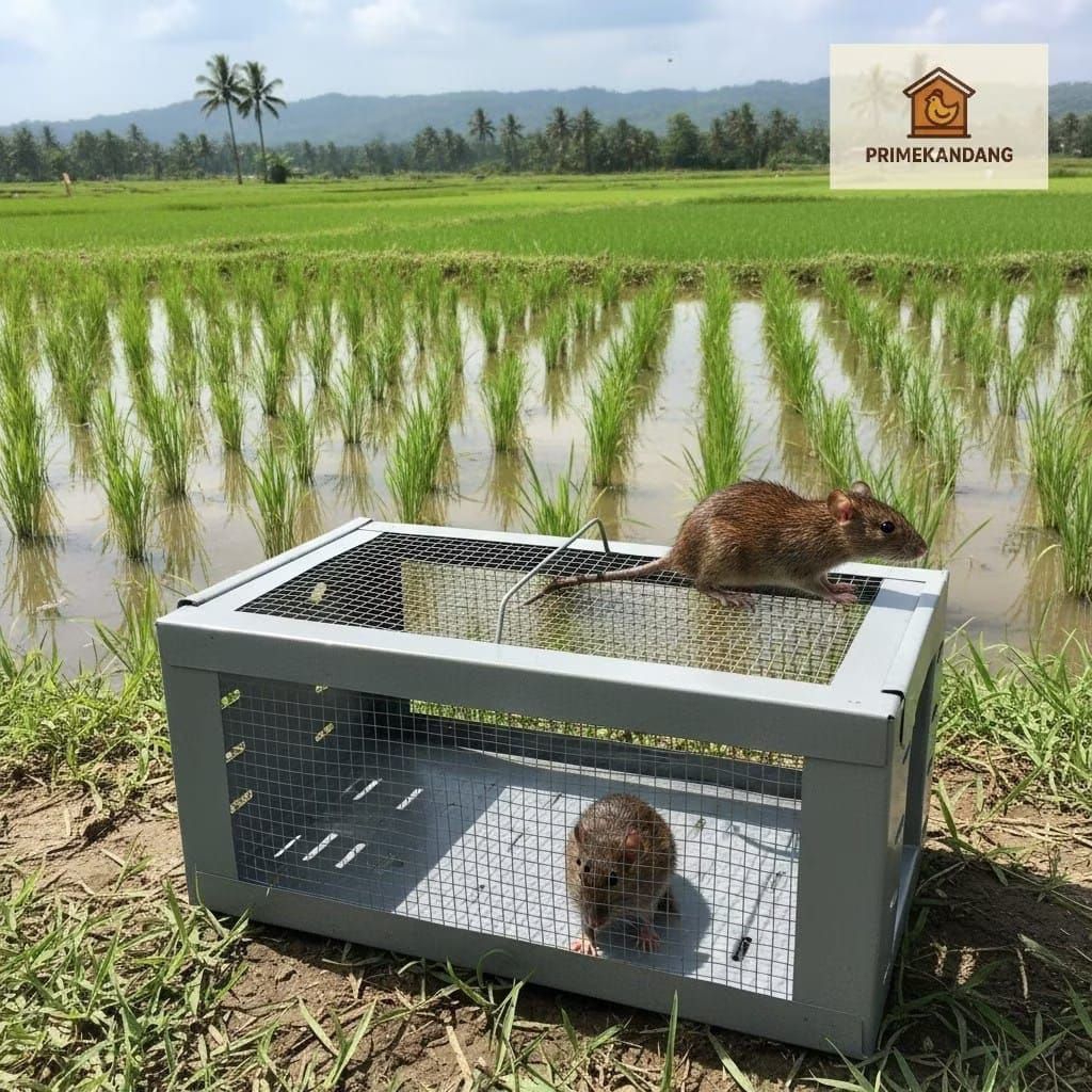 kandang tikus masal/jebakan tikus masal
