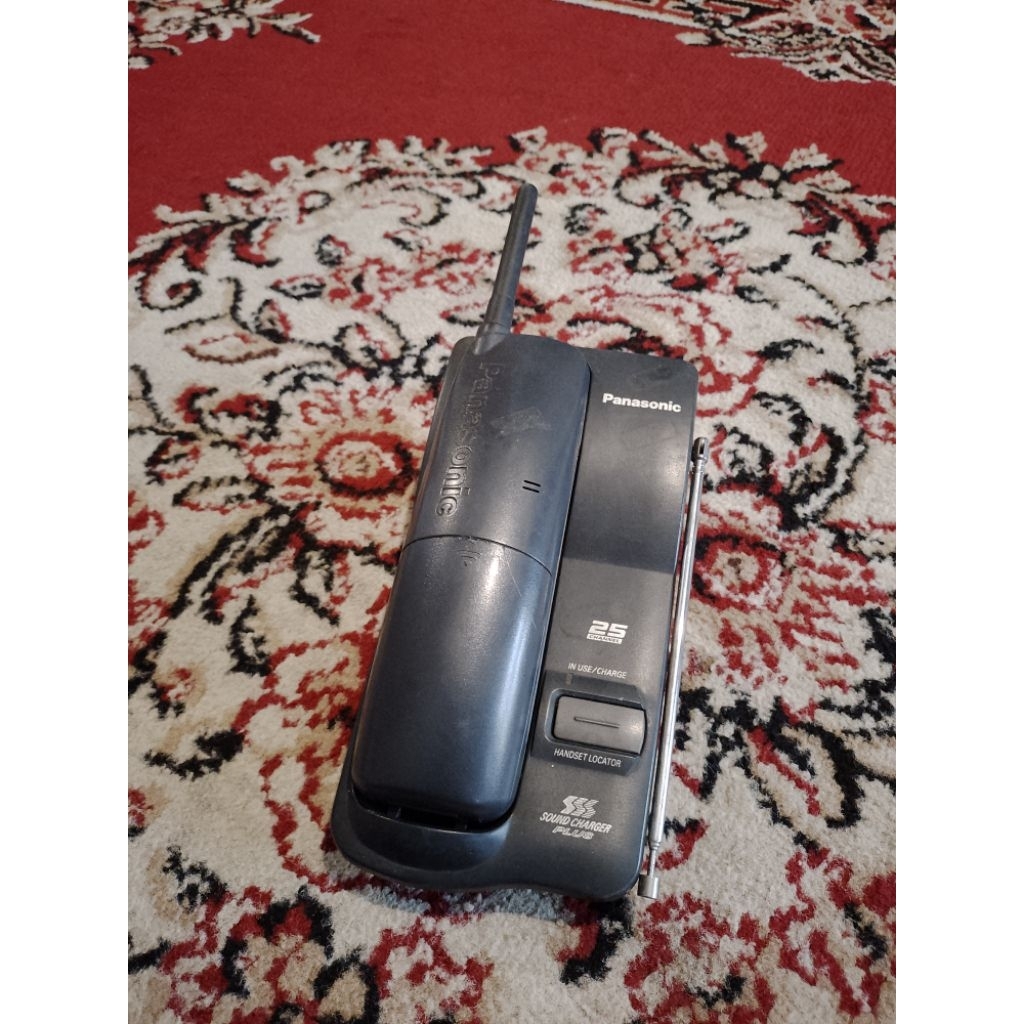 Telepon Panasonic Wireless Lawas Jadul Antik Vintage
