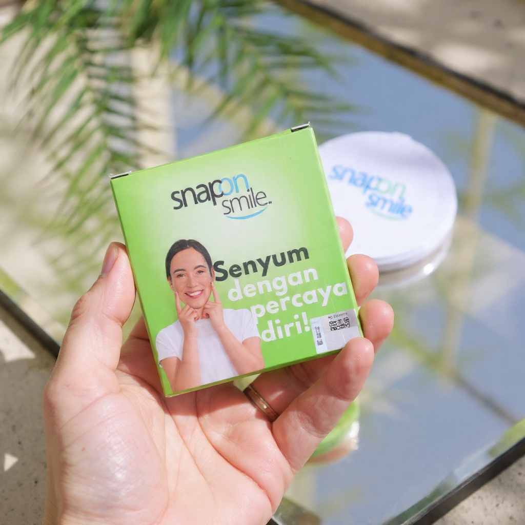 Snap On Smile Garansi Original 100% Original - Gigi Palsu Instan Atas Bawah Untuk Ompong - Lem Gigi 