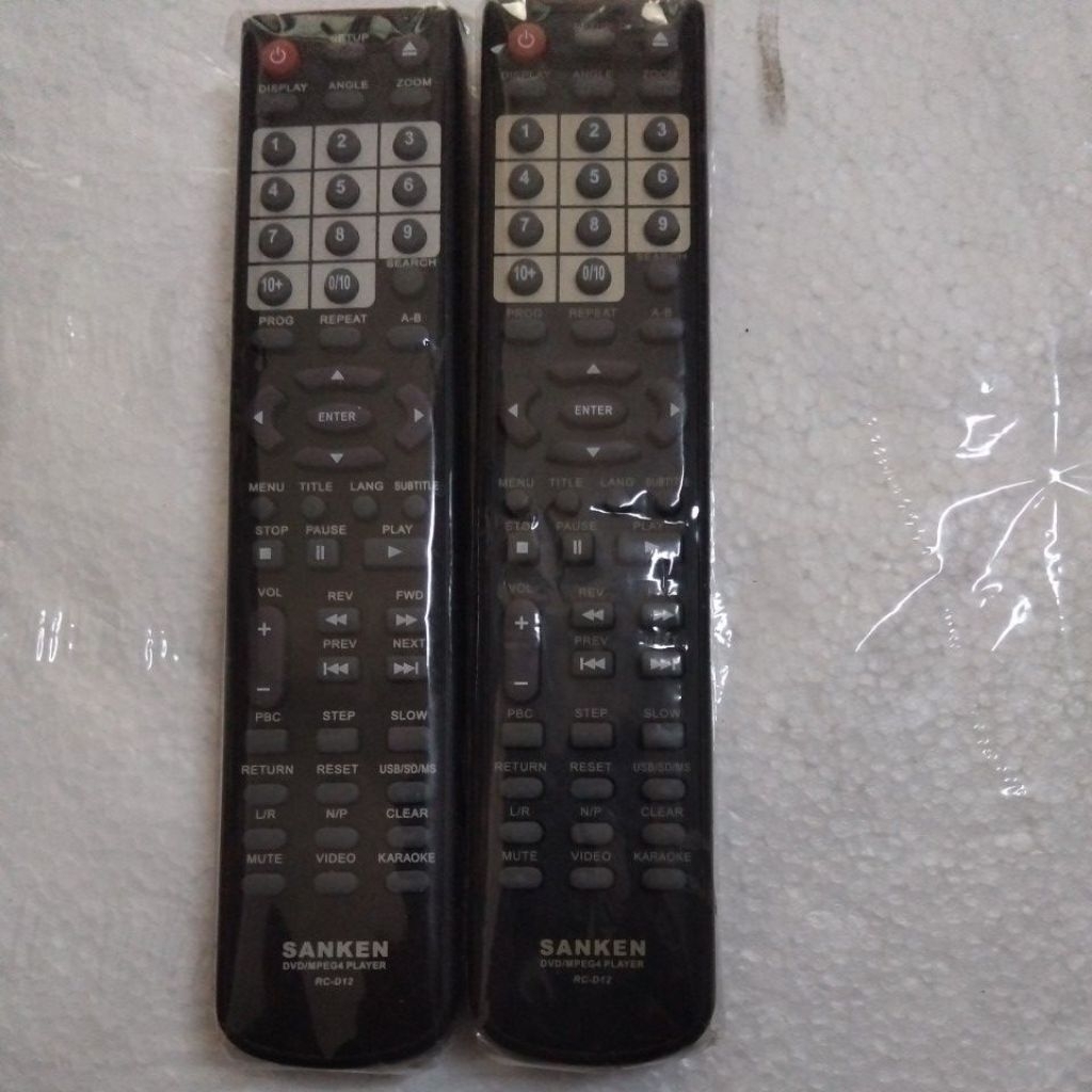 REMOTE DVD/MPEG4 PLAYER MERK SANKEN RC-D12